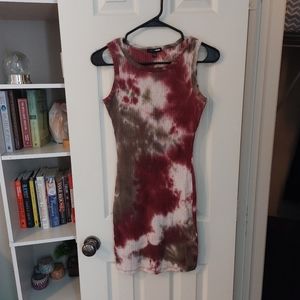NWT Fashion Nova tie dye mini dress size small